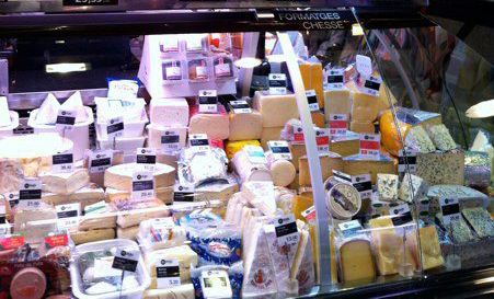 Cheese, glorious cheese, at the Barcelona Market